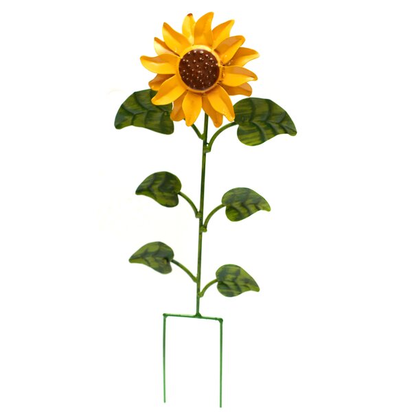 Tuscany Sunflower Garden stake by Rustic Arrow