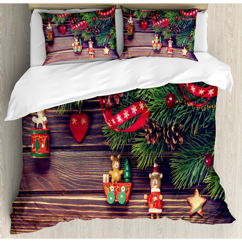 The Holiday Aisle Christmas Rustic Wood Backdrop December Old Time
