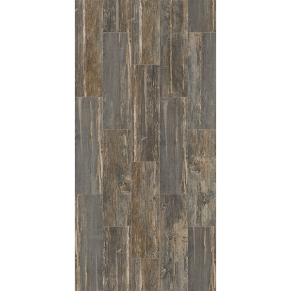 Tampico 7 x 24 Ceramic Tile in Gray by Welles Hardwood