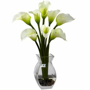 Silk Calla Lily in Vase