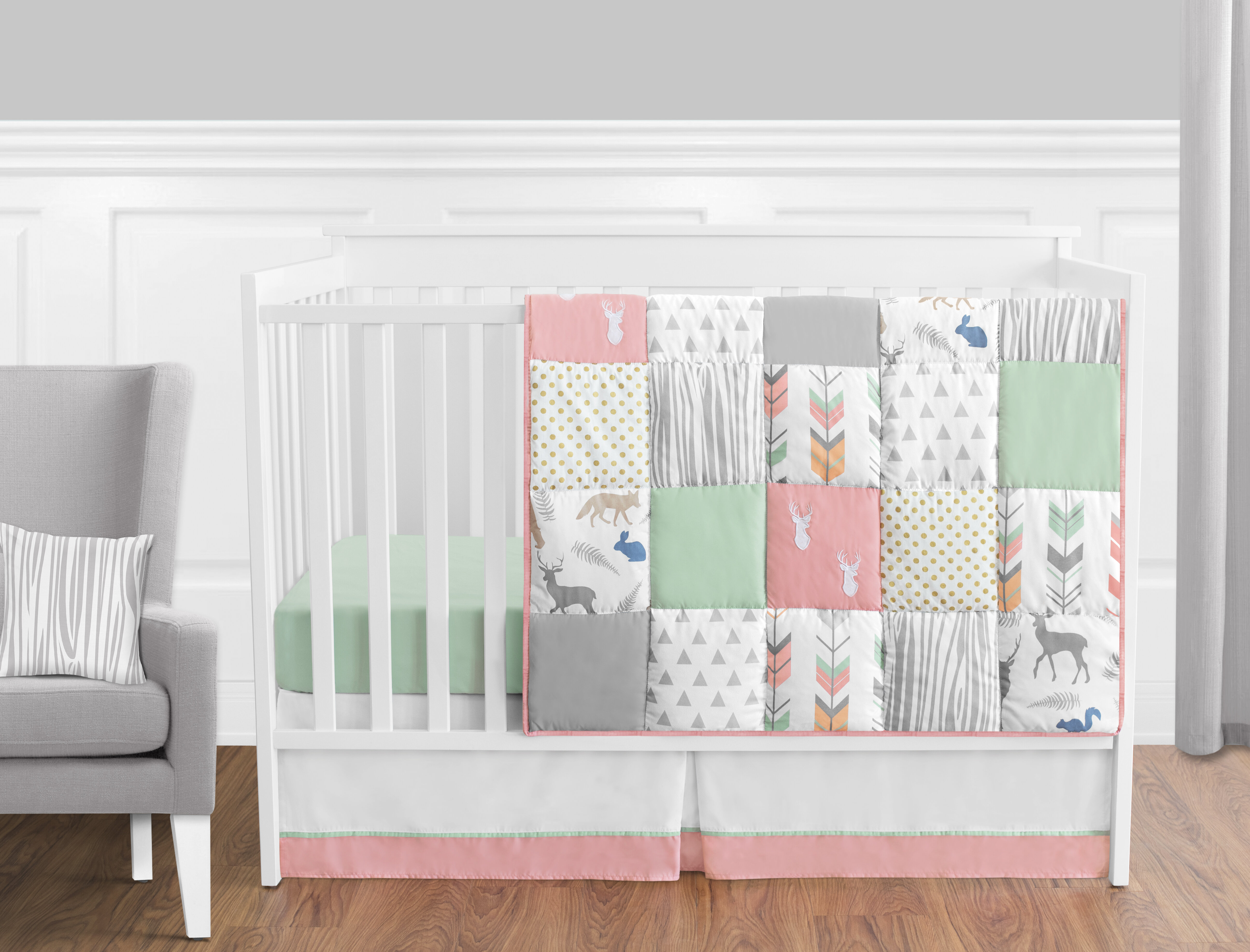 Sweet Jojo Designs Woodsy 11 Piece Crib Bedding Set Reviews