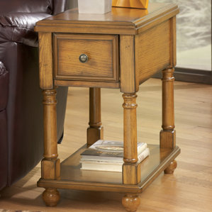 Katherine End Table With Storage by Al..