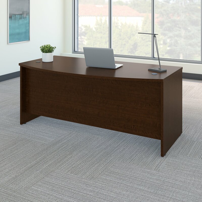 Bush Business Furniture Series C Bow Front Desk Shell & Reviews | Wayfair