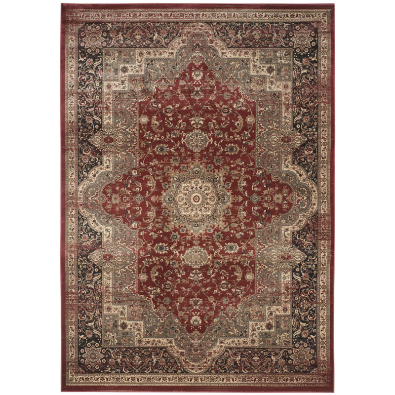 Safavieh Vintage Rust Red Black Beige Gray Area Rug Reviews Safavieh Vintage Rust Red Black Beige