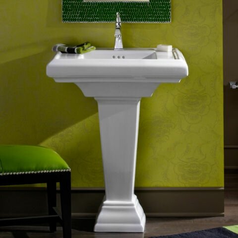 Town Square 24 Pedestal Bathroom Sink with Overflow by American Standard