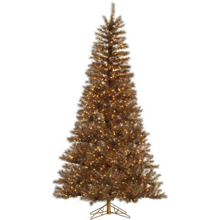 metal mix tinsel 75 brown artificial christmas tree with 700 led clearwhite lights - Charlie Brown Artificial Christmas Tree metal mix tinsel 75 brown artificial christmas tree with 700 led clearwhite lights - Charlie Brown Artificial Christmas Tree