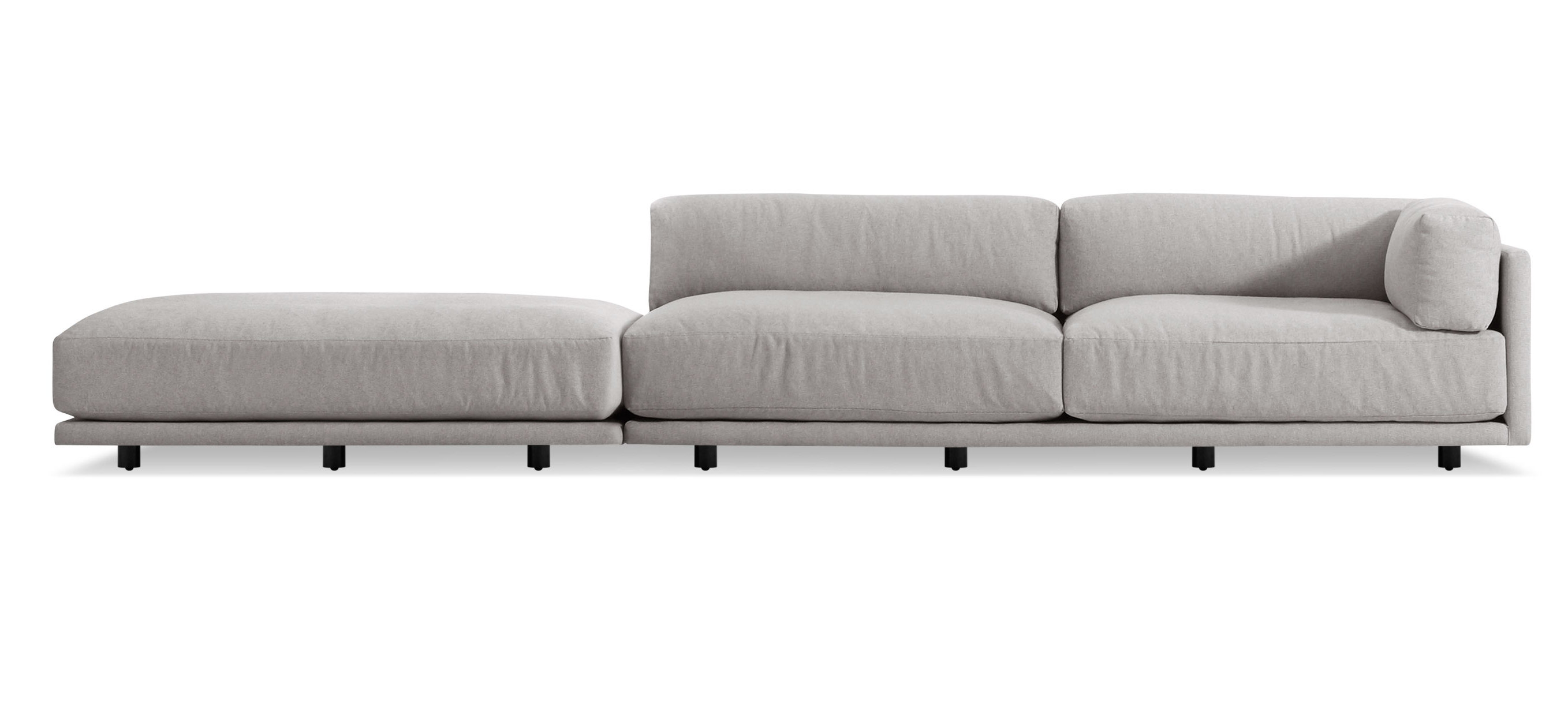 Sunday Long And Low Right Sectional Sofa Sunday Long And Low Right Sectional Sofa