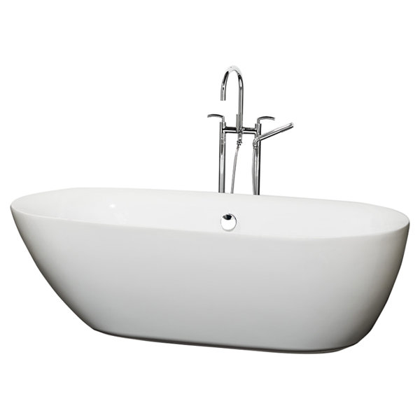 Melissa 71 x 33 Soaking Bathtub by Wyndham Collection