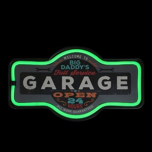 Daddy S Garage Led Neon Sign