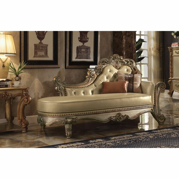 Holte Wooden Chaise Lounge By Astoria Grand