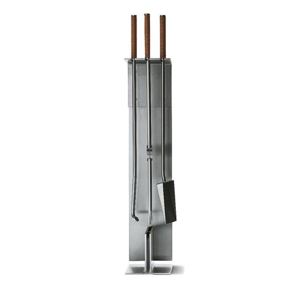 Peter Maly 3 Piece Wall-mounted Steel Fireplace Tools By Conmoto