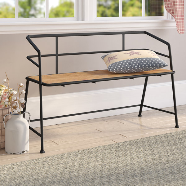 Idell Metal And Wood Bench By Laurel Foundry Modern Farmhouse Looking for