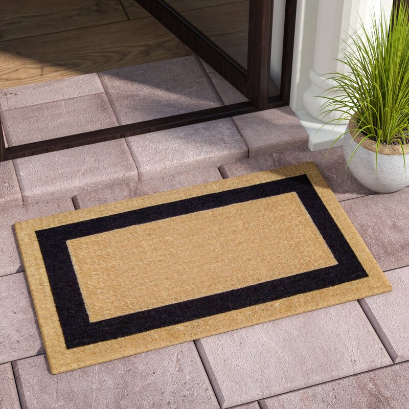 Longshore Tides Alvardo Single Picture Frame Outdoor Door Mat