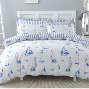 Nautical Duvet Covers Sets Wayfair Co Uk Salcombe 144 Thread Count Duvet Cover Set