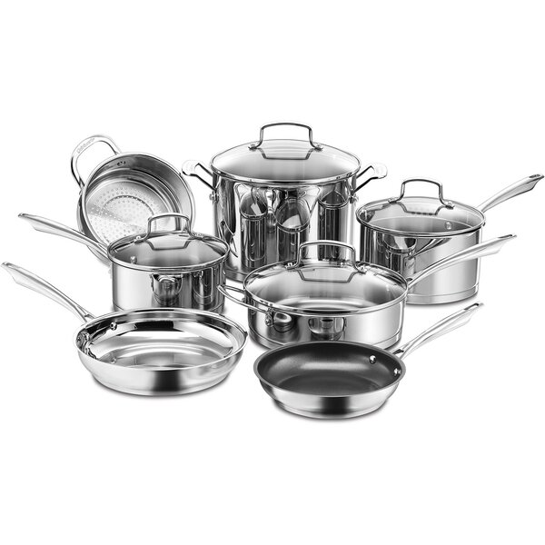 Professional Series Stainless Steel 11-Piece Cookware Set by Cuisinart