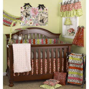 Here Kitty Kitty 8 Piece Crib Bedding Set