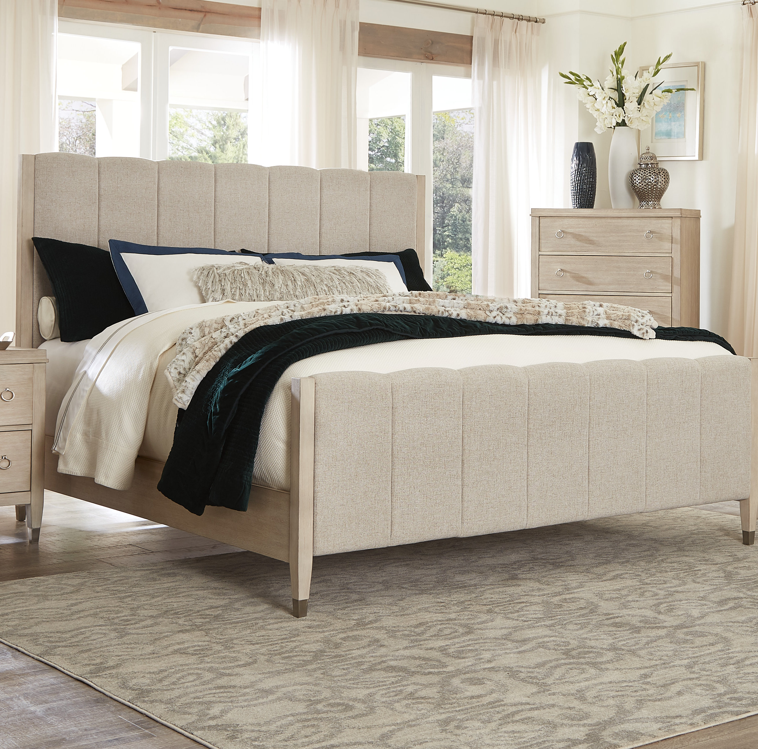 Ivy Bronx Sausalito Upholstered Platform Bed Reviews Wayfair