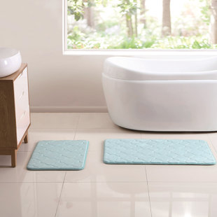 Memory Foam Bath Set Wayfair Henley 2 Piece Memory Foam Bath Rug Set