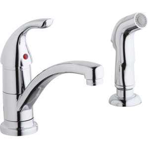 Elkay Everyday Single Handle Kitchen Faucet with Side Spray
