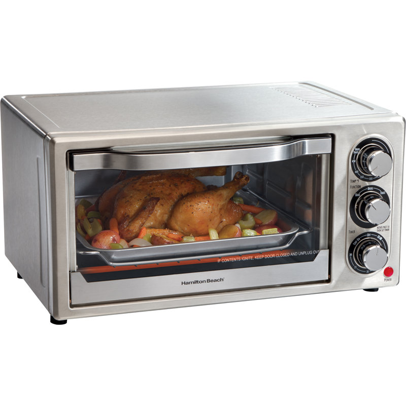 Hamilton Beach Countertop Convection Toaster Oven and Rotisserie Stainless Steel