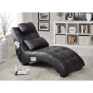 Leather Chaise Lounge Chairs You Ll Love Wayfair Maresova Leather Chaise Lounge