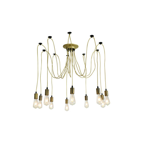 10-Light Cluster Bulb Pendant Morplan
