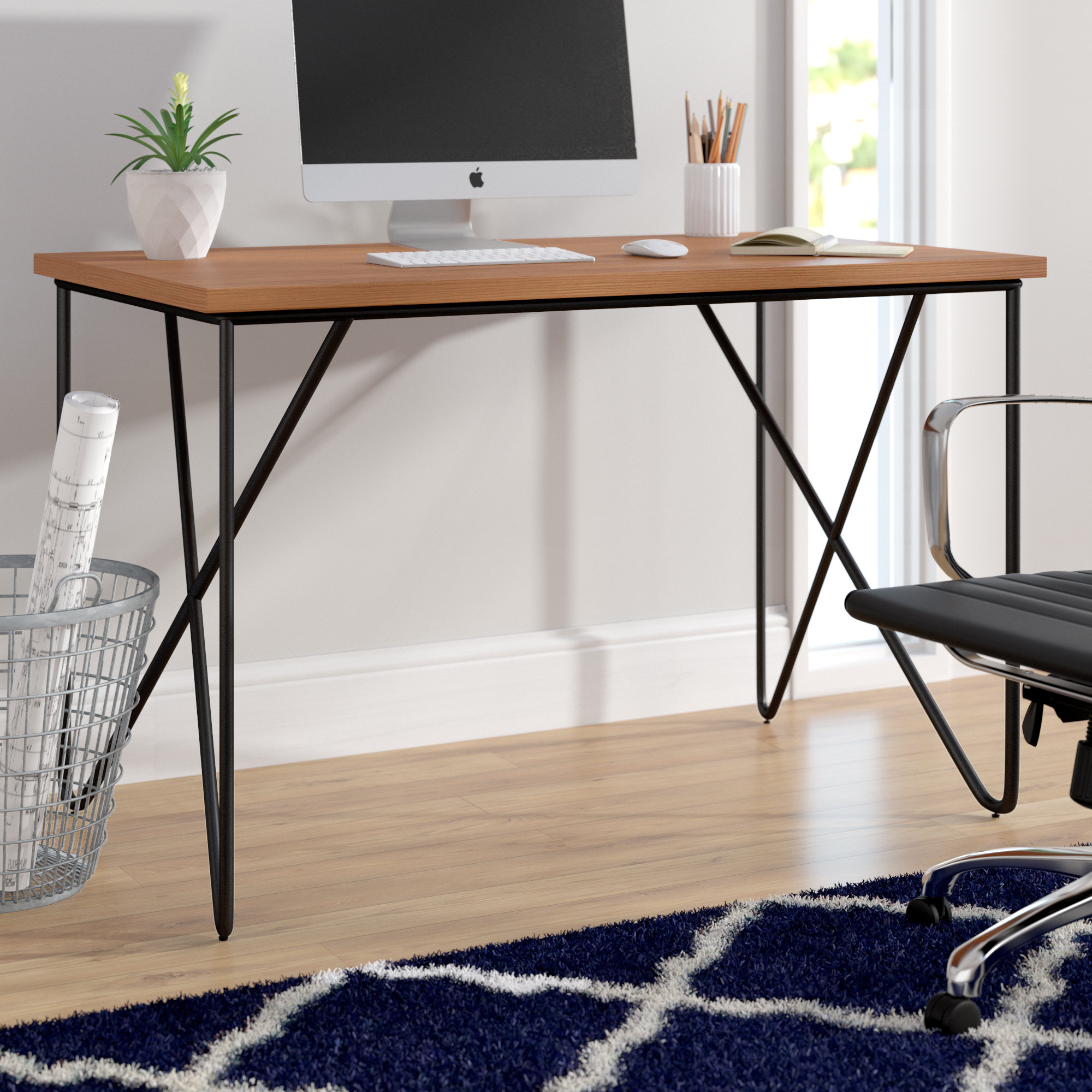Miro Mid Century Modern Office Desk