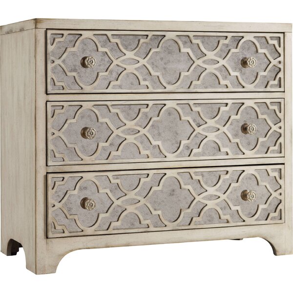 Sanctuary 3 Drawer Fretwork Chest by Hooker Furniture