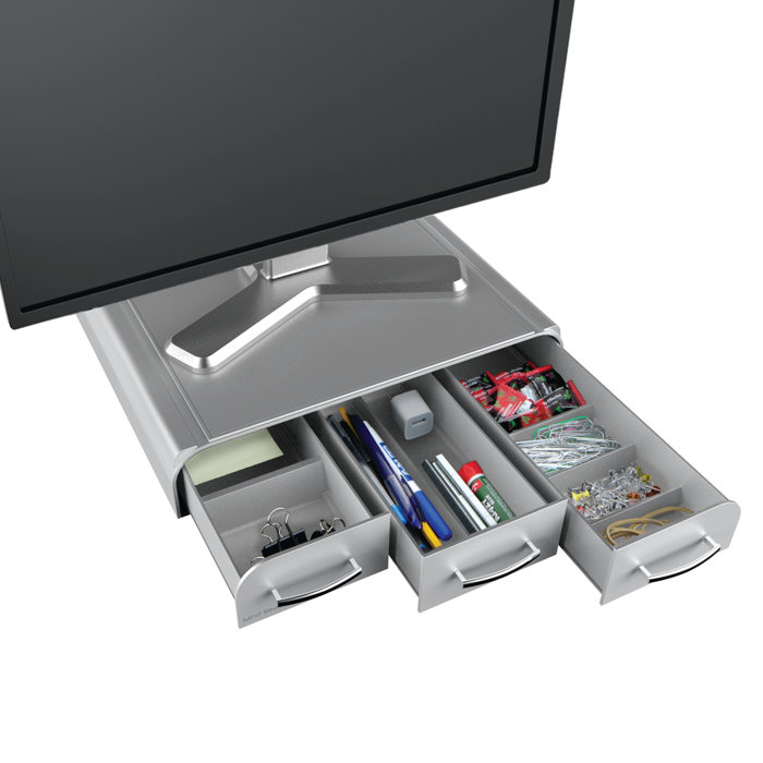 Mind Reader Perch Pc Laptop Imac Monitor Stand And Desk