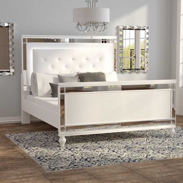 Rivage Queen Upholstered Panel Bed By Willa Arlo Interiors Comparison
