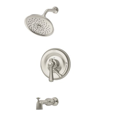 Degas Thermostatic Tub And Shower Faucet With Metal Lever Handle