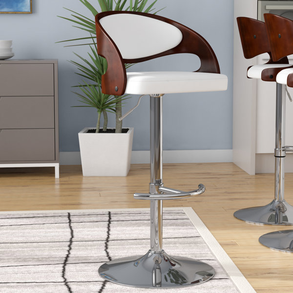 Lanesboro Adjustable Height Swivel Bar Stool by Wa