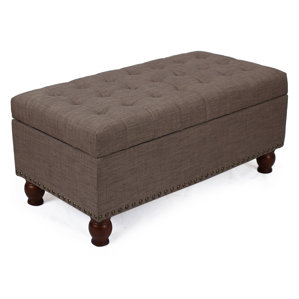 Taylorville Fabric Storage Bench by Three Posts