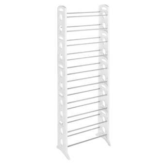 Rebrilliant Floor 10 Tier 30 Pair Shoe Rack Reviews Wayfair Ca