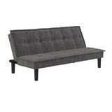 Sherbrooke Twin or Smaller 70" Tufted Back Convertible Sofa