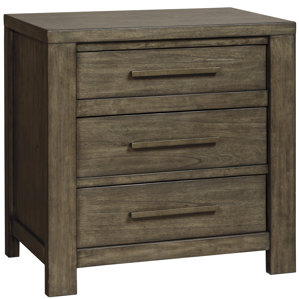 Hop 3 Drawer Nightstand by Gracie Oaks