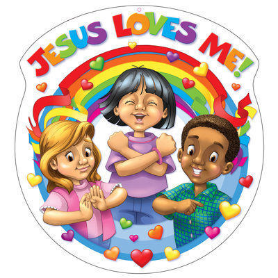Jesus Loves Me Cut Out Frank Schaffer PublicationsCarson Dellosa Publications