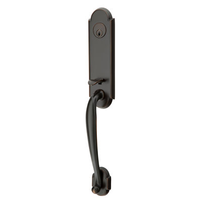 Richmond Double Cylinder Handleset Emtek Finish Oil Rubbed Bronze Interior KnobLever Type Poseidon Lever Handle Orientation Right Handed Richmond Double Cylinder Handleset Emtek Finish Oil Rubbed Bronze Interior KnobLever Type Poseidon Lever Handle Orientation Right Handed