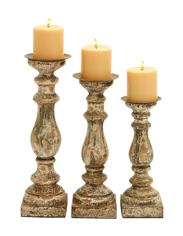 3Piece Bedford Candleholder Set & Reviews Joss & Main