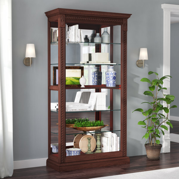Nancy Lighted Curio Cabinet By Darby Home Co Reviews