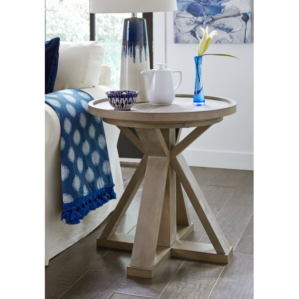 Midville Round End Table By Gracie Oaks