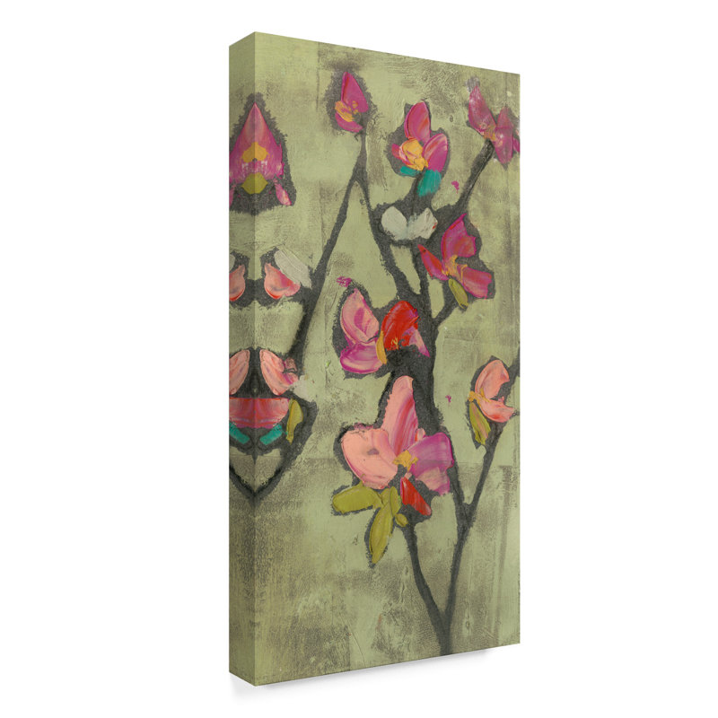 East Urban Home Impasto Flowers Iii Acrylic Painting Print On