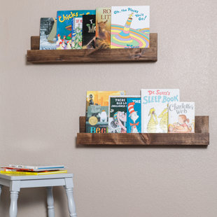 Nursery Shelves Wayfair Ruvalcaba Nursery Floating Shelf Set Of 2
