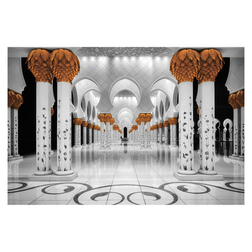 At the Mosque 3.2m x 4.8m Embossed Matte Peel & Stick Wallpaper Roll East Urban Home
