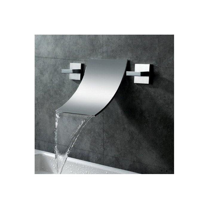 Sumerain Wall Mount Waterfall Bathroom Sink Faucet Reviews Wall Mount Waterfall Bathroom Sink Faucet