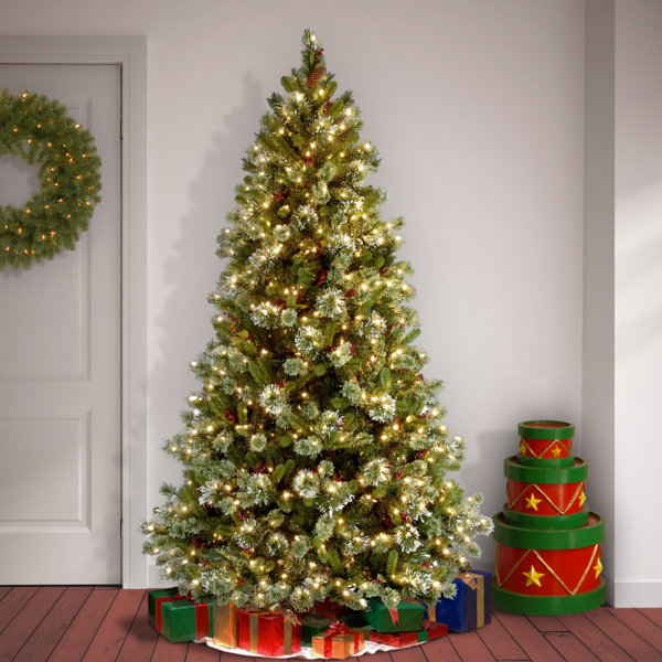 Small White Lighted Christmas Tree