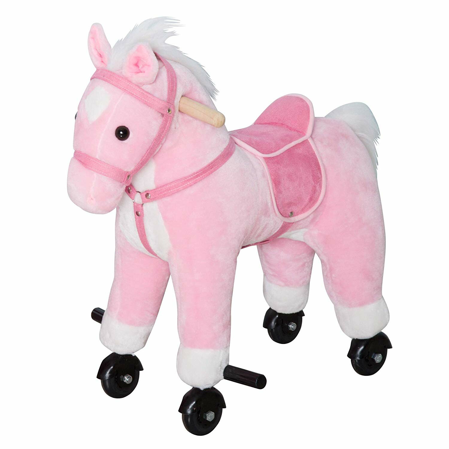 plush unicorn ride on toy