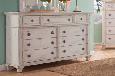 Dorinda Vintage Style 9 Drawer Double Dresser By One Allium Way by One Allium Way Read Reviews