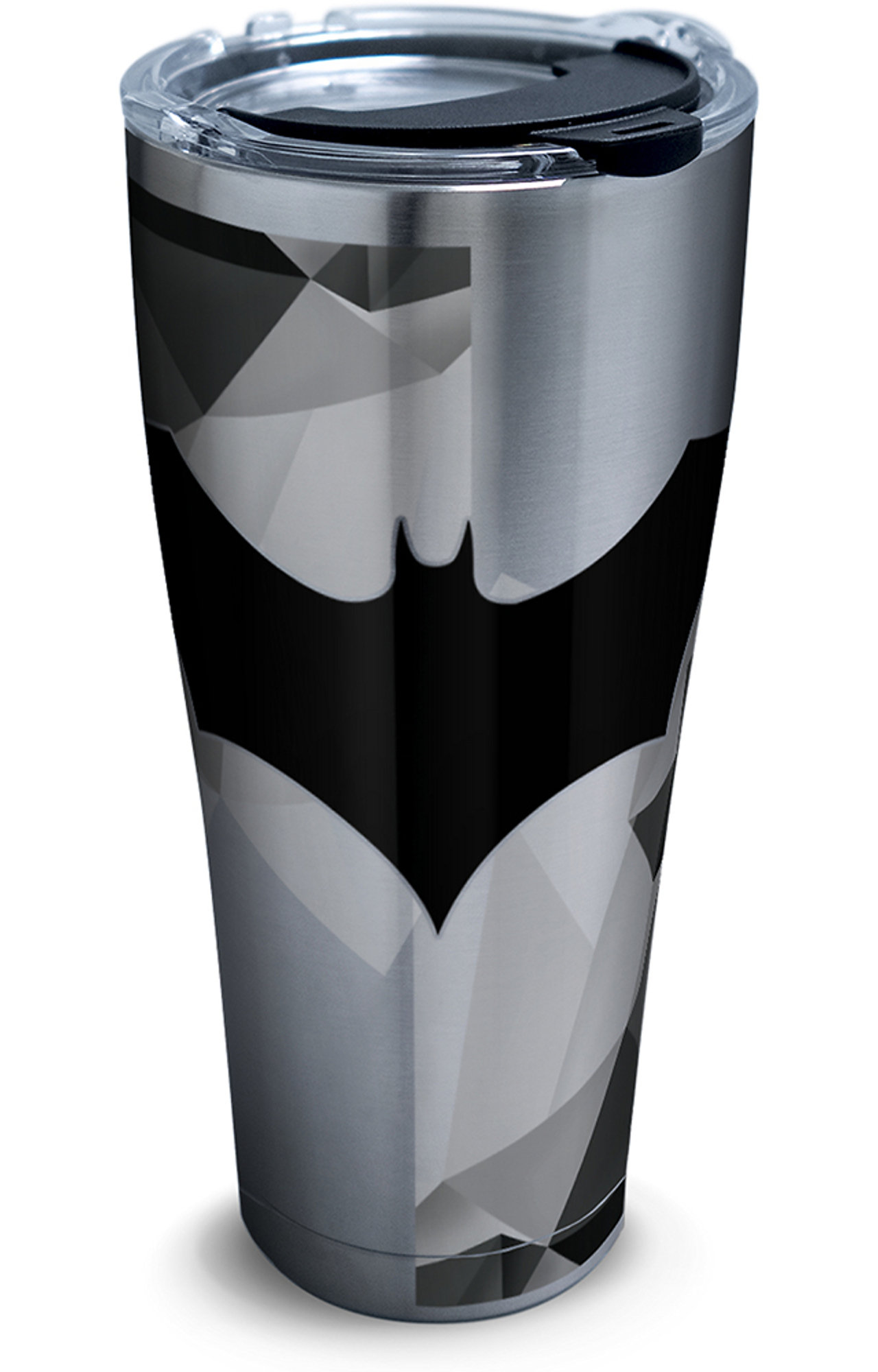 DC Comics Batman Stainless Steel Black Logo Travel Mug Tumbler Cup