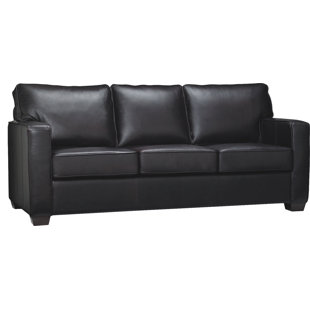 Leather Sleepers You Ll Love Wayfair Mcnemar Leather Sleeper Sofa